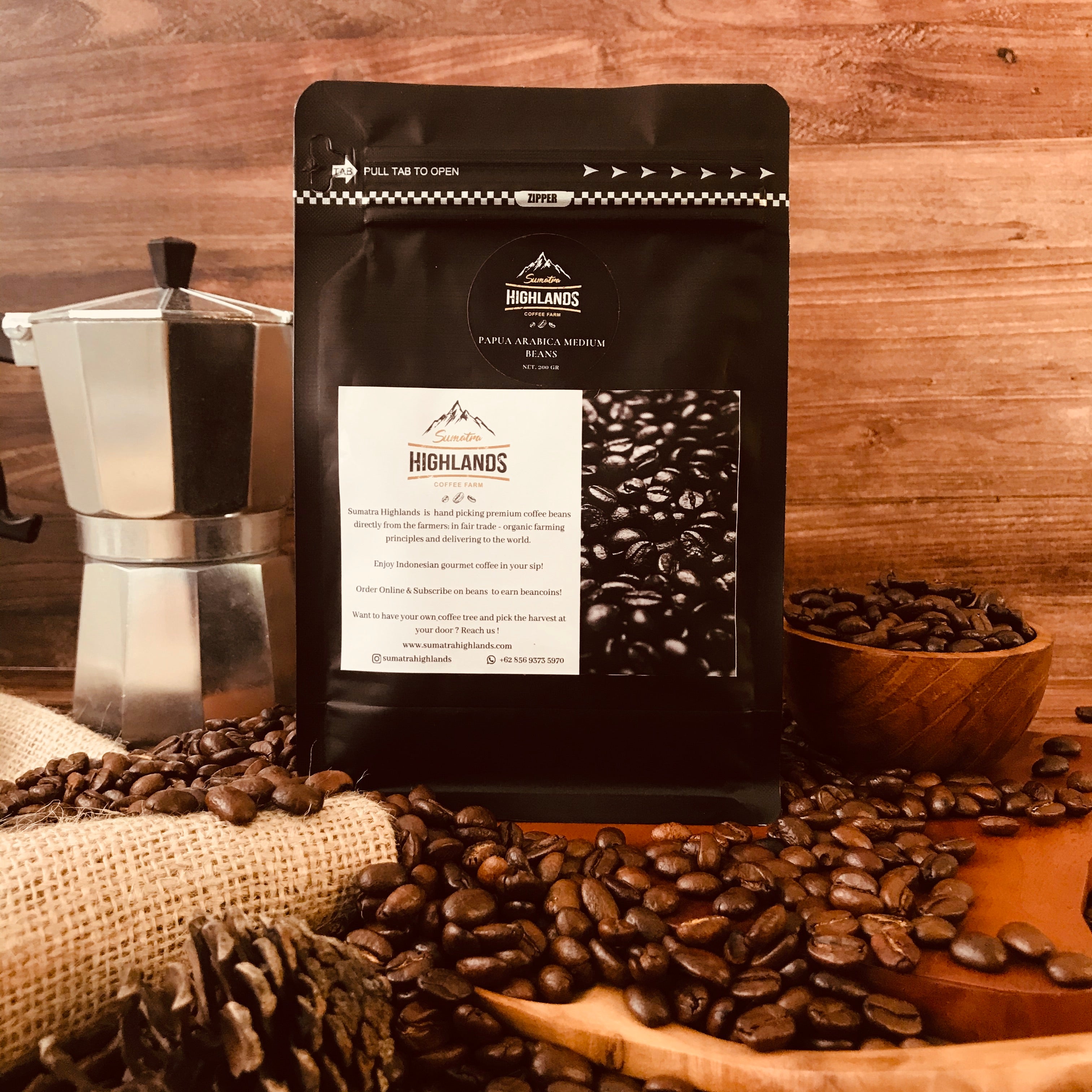 PAPUA ARABICA MEDIUM ROASTED