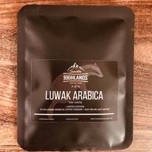 KOPI LUWAK DRIP COFFEE LIMITED EDITION, WILD CIVET COFFEE